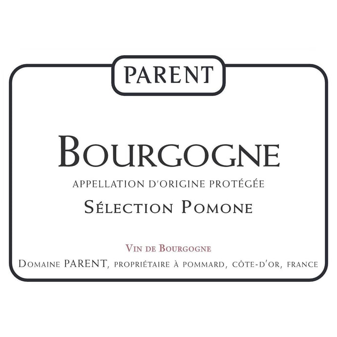 Domaine Parent Bourgogne Rouge Selection Pomone 2018