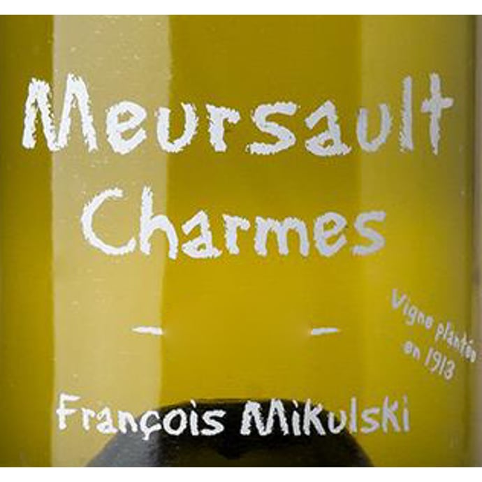 Francois Mikulski Meursault Charmes Vieilles Vignes 2019
