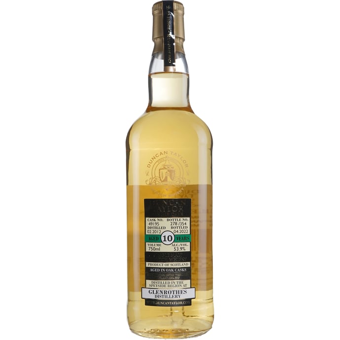 Duncan Taylor Glenrothes 10 year old Cask Strength 2012