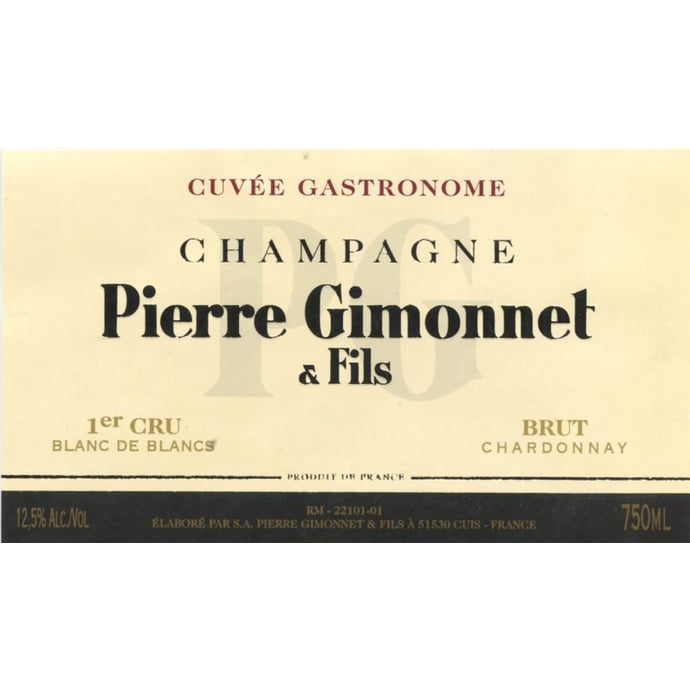 Pierre Gimonnet et Fils Blanc de Blancs Gastronome 2018