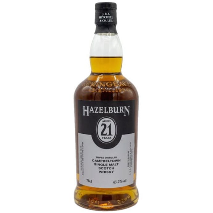 Hazelburn 21 year old Triple Distilled Campbeltown Malt