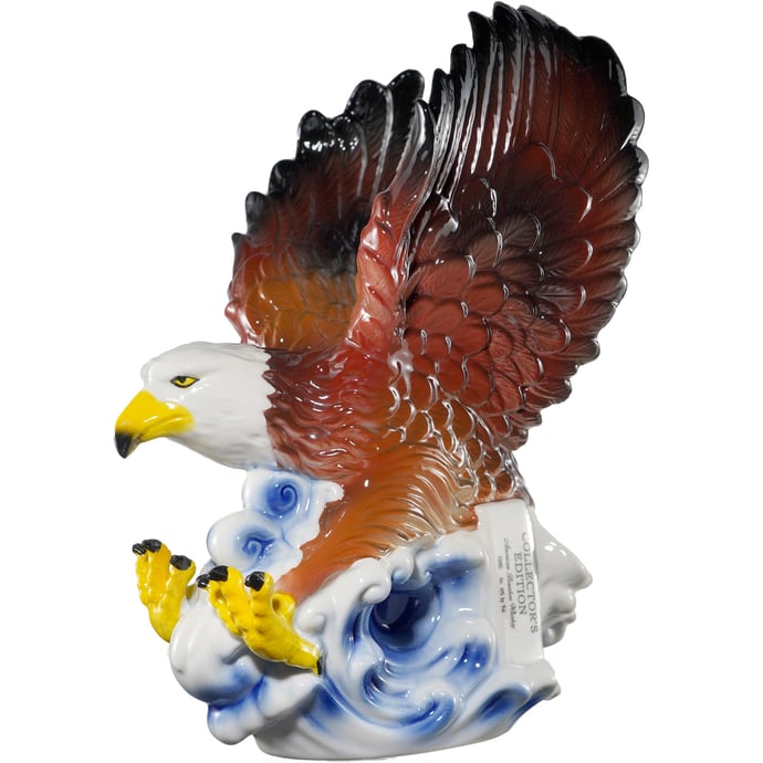 Collector's Edition American Eagle Bourbon Whiskey Ceramic
