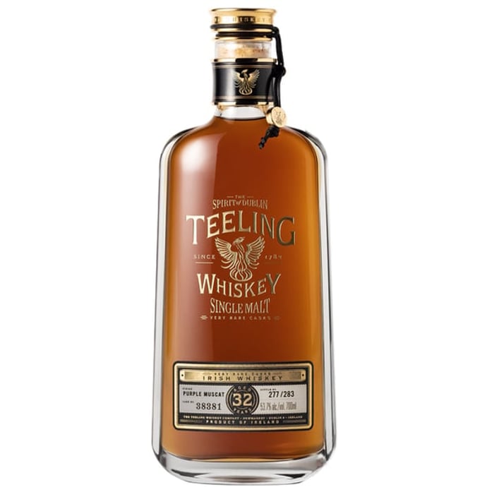 Teeling 32 year old Irish Single Malt Finished in Purple Muscat Cask Very Rare Casks Collection