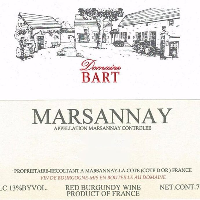 Domaine Bart Marsannay Es Chezots 2019