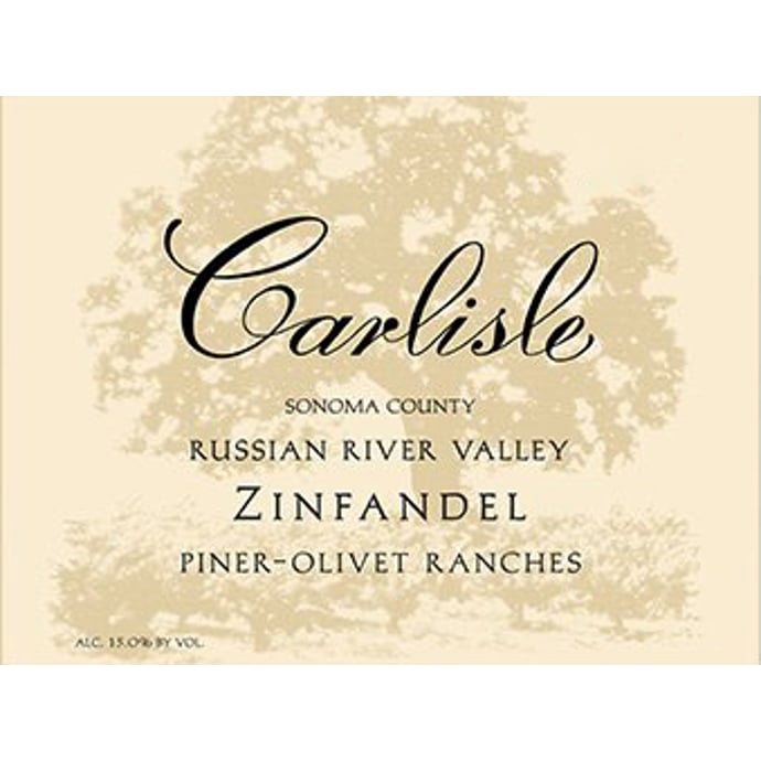 Carlisle Zinfandel Piner Olivet Ranches 2019