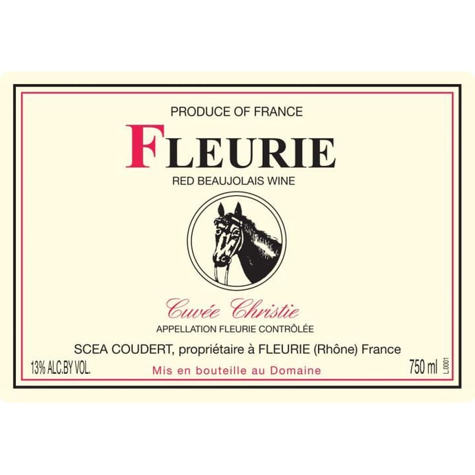 Domaine Coudert Fleurie Cuvee Christie 2021