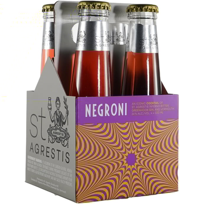 St. Agrestis Negroni 4 Pack Bottles