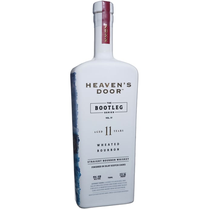 Heaven's Door Bootleg Volume 4 11 year old Wheated Bourbon Finished in ex Islay Scotch Casks 2022