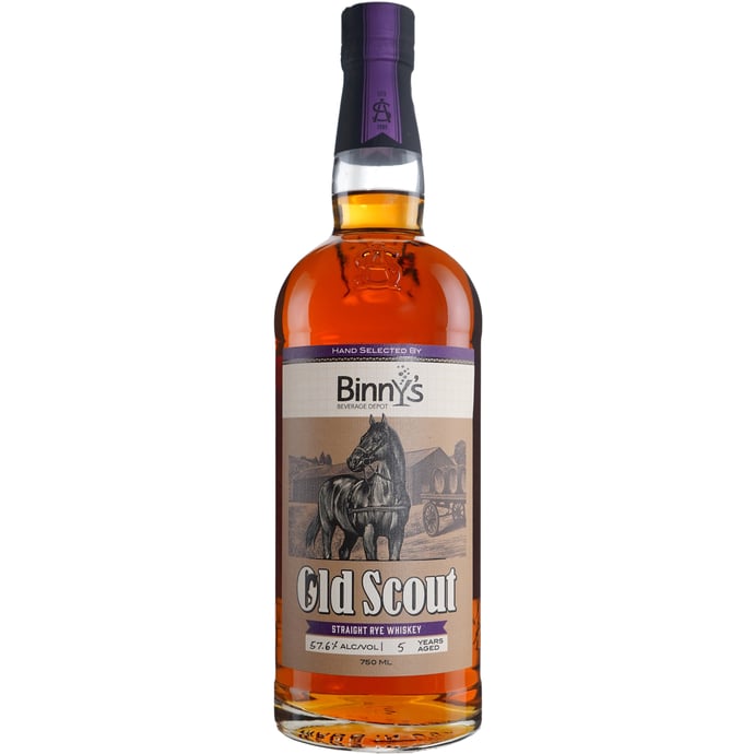 Smooth Ambler Cask Strength Straight Rye Single Barrel # 31811 Binny's Handpicked