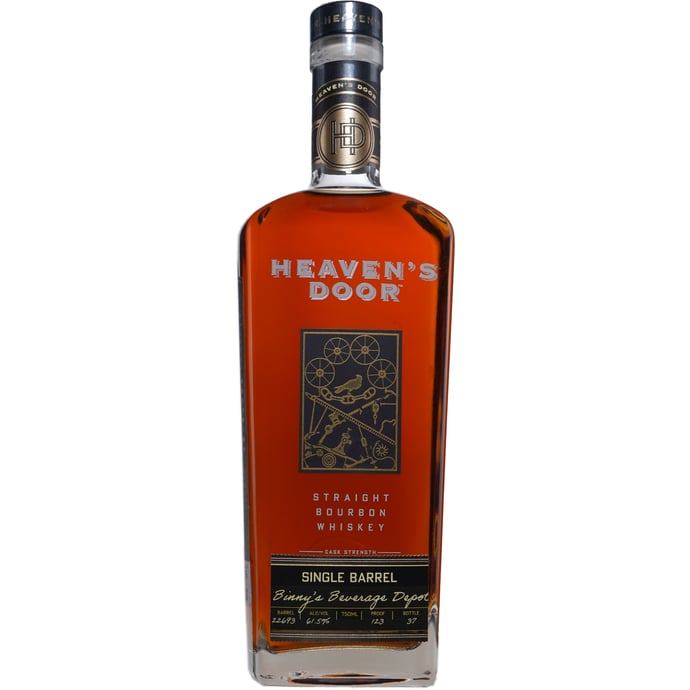 Heaven's Door Bourbon Cask Strength Single Barrel # 22693 TDG Binny's Handpicked