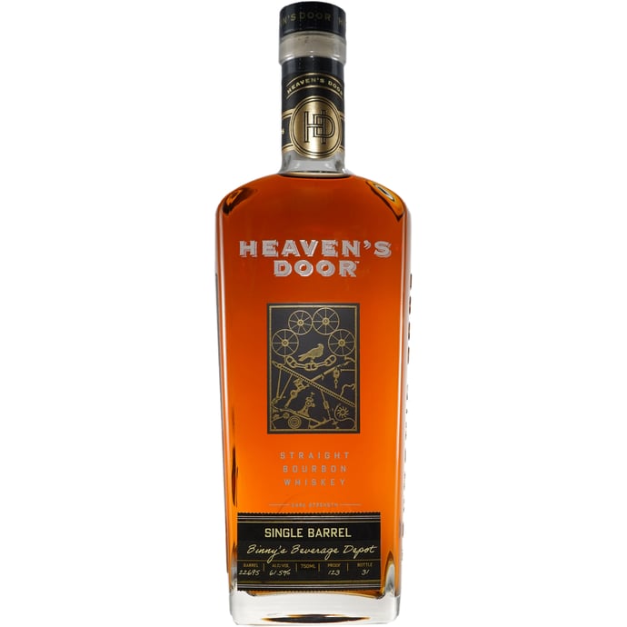 Heaven's Door Bourbon Cask Strength Single Barrel # 22695 TDG Binny's Handpicked