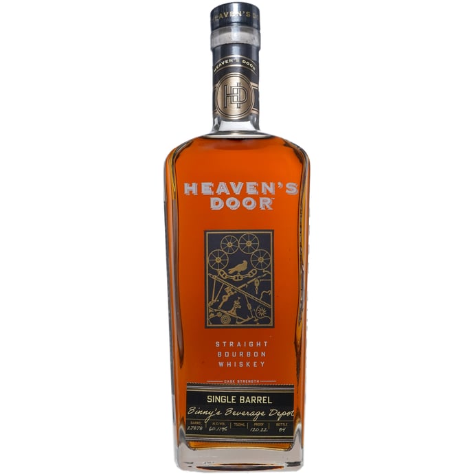 Heaven's Door Bourbon Cask Strength Single Barrel # 27878 TDG-L Binny's Handpicked
