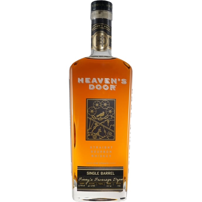 Heaven's Door Bourbon Cask Strength Single Barrel # 27908 TDG-L Binny's Handpicked