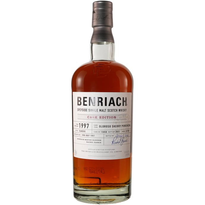 BenRiach Cask Edition 24 year old Oloroso Sherry Puncheon # 15058 1997