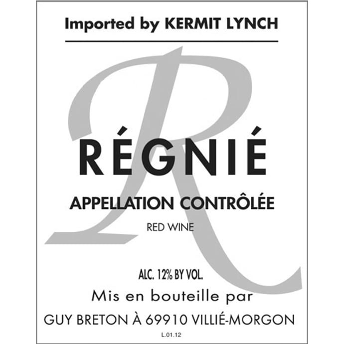 Guy Breton Regnie 2021