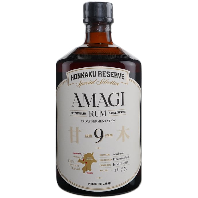 Honkaku Reserve Special Selection Amagi 9 year old Rum Single Cask # 3094 Binny's Handpicked