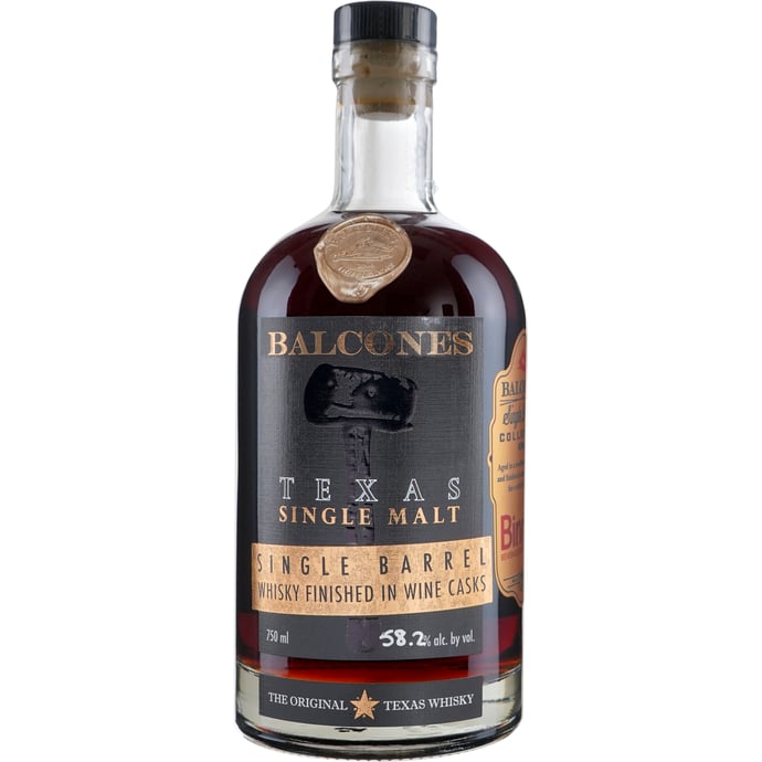 Balcones Texas Single Malt ex Madeira Barrel # 29628 Binny's Handpicked