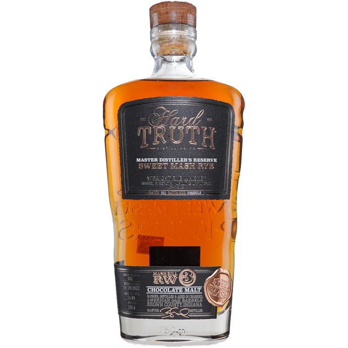 Hard Truth Master Distiller's Reserve Sweet Mash Rye RW3 Chocolate Malt