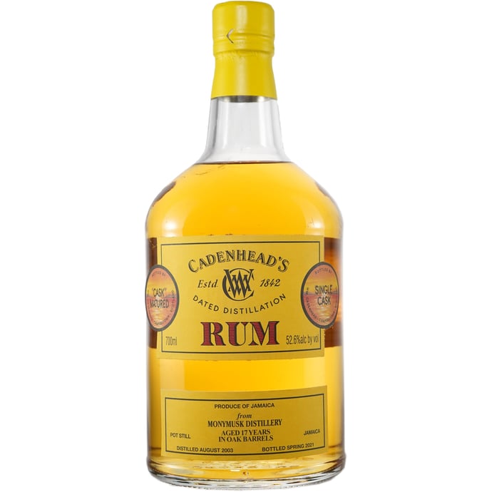 Cadenhead's Monymusk Rum 17 year old