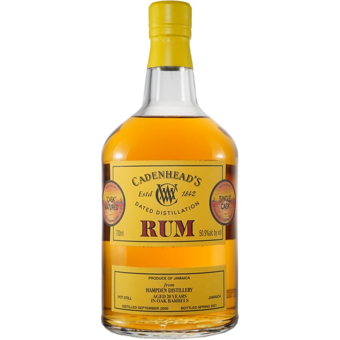 Cadenhead's Hampden Rum 20 year old