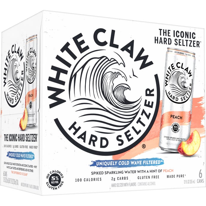 White Claw Hard Seltzer Peach