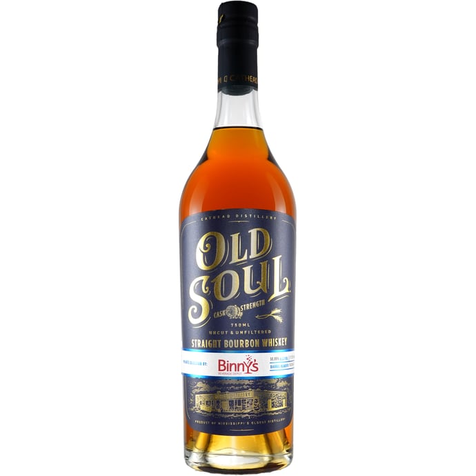 Cathead Distillery Old Soul Bourbon Single Barrel # 16J05A-21 Binny's Handpicked