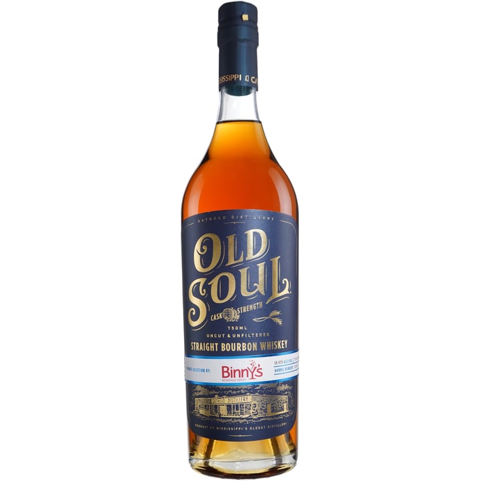 Cathead Distillery Old Soul Bourbon Single Barrel # 16L05-39 Binny's Handpicked