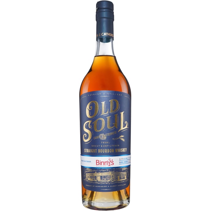 Cathead Distillery Old Soul Bourbon Single Barrel # 16L05-71 Binny's Handpicked