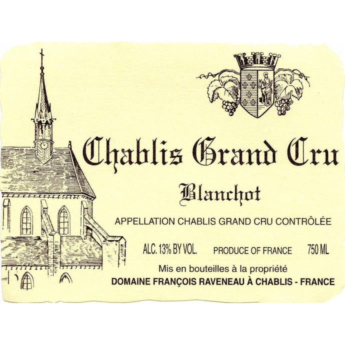 Domaine F Raveneau Chablis Blanchots 2018