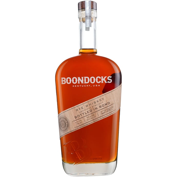 Boondocks Straight Rye Whiskey Bottled in Bond