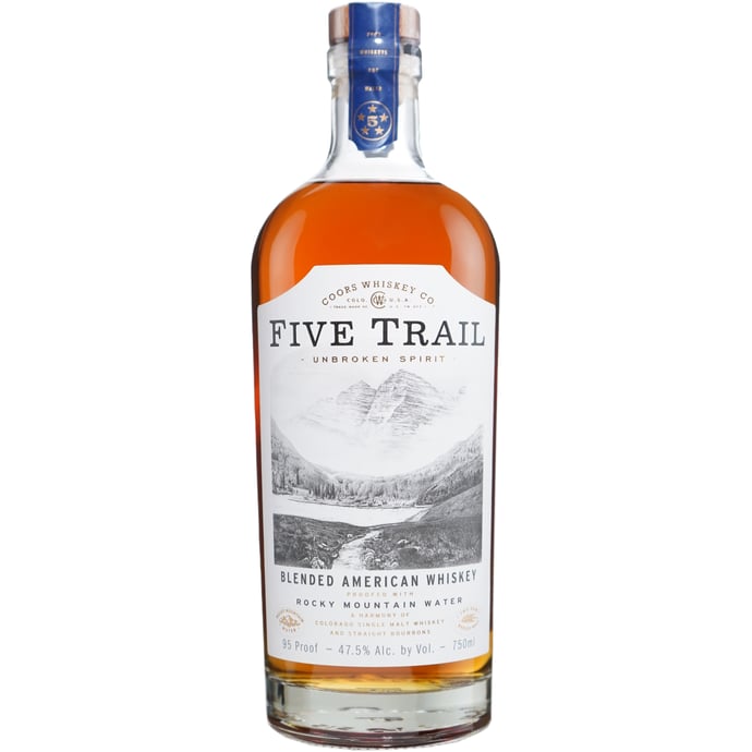 Coors Whiskey Company Five Trail Blended American Whiskey