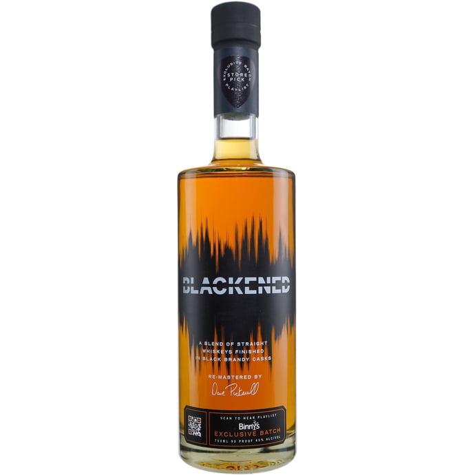 Blackened Blend of Straight Whiskies Finished in Black Brandy Casks Binny's Private Playlist Select Batch