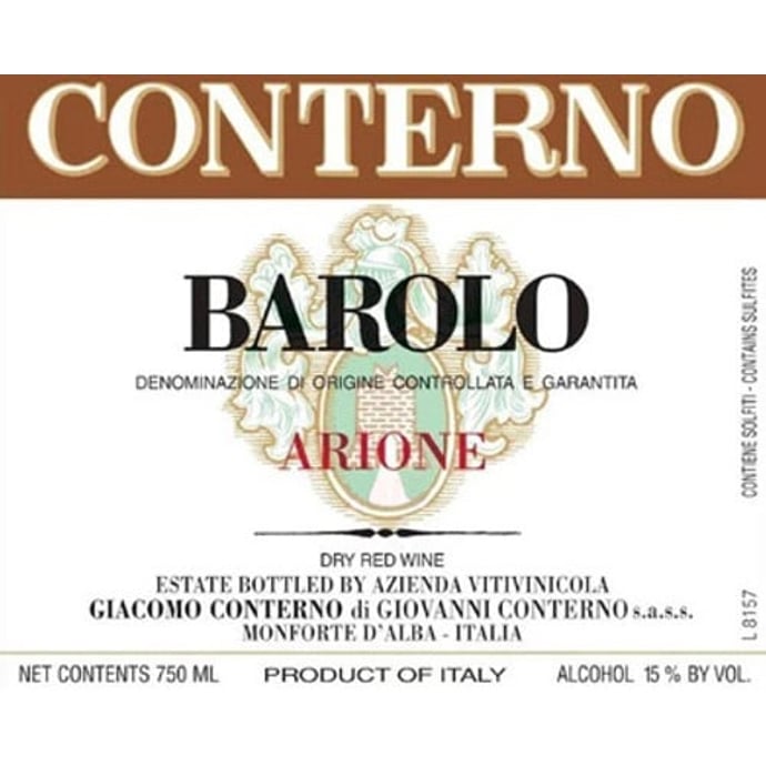 Giacomo Conterno Barolo Arione 2018