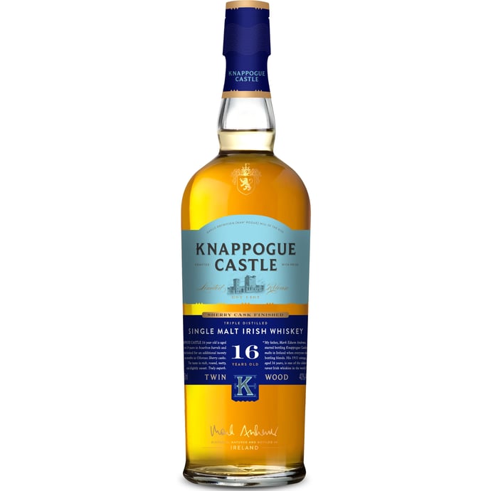 Knappogue Castle 16 year old Twin Wood Sherry Finish Irish Single Malt