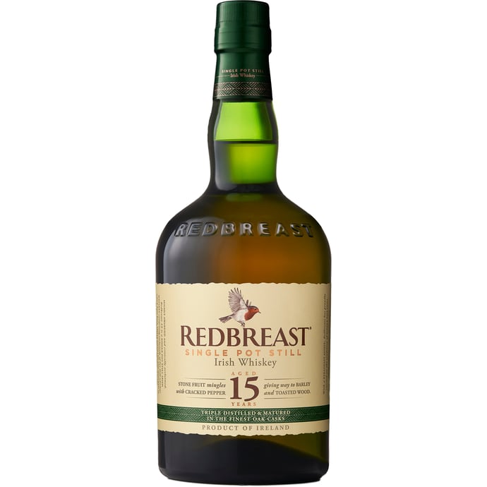 Redbreast 15 year old Single Pot Still Irish Whiskey