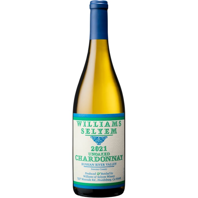 Williams Selyem Unoaked Chardonnay 2021