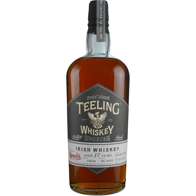 Teeling 17 year old Single Malt Finished in Loupiac Cask # 16549 Binny's Handpicked