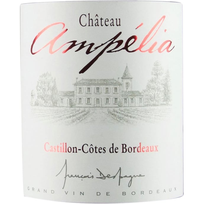 Chateau Ampelia Castillon Cotes de Bordeaux 2019