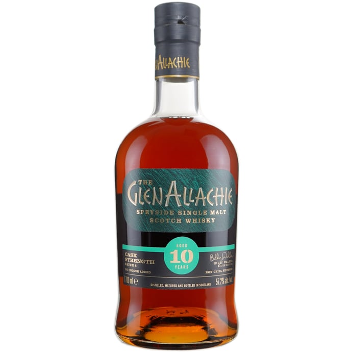 GlenAllachie 10 year old Cask Strength Batch # 8 Speyside Single Malt