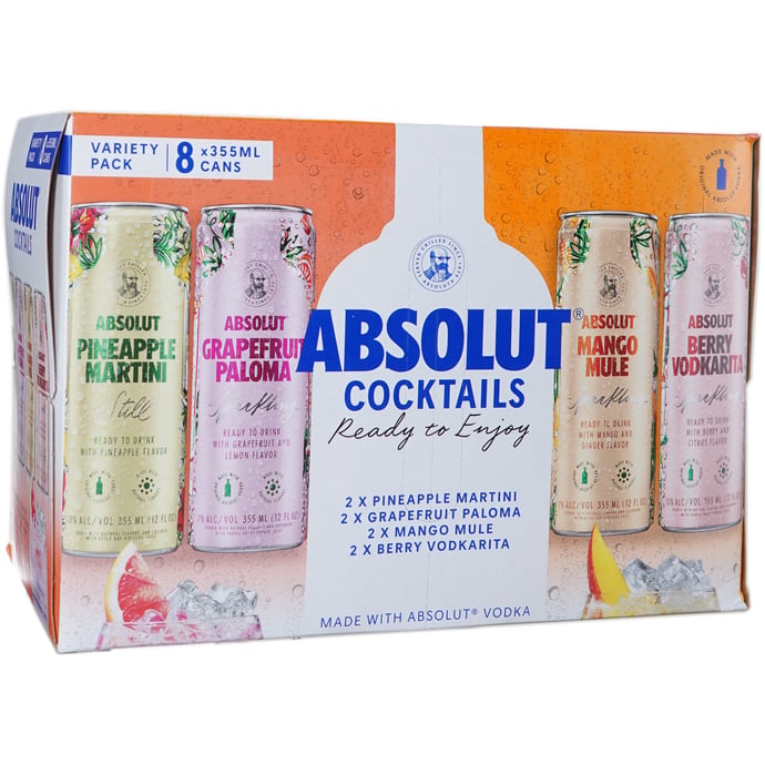 Absolut Cocktails Variety 8 Pack Cans