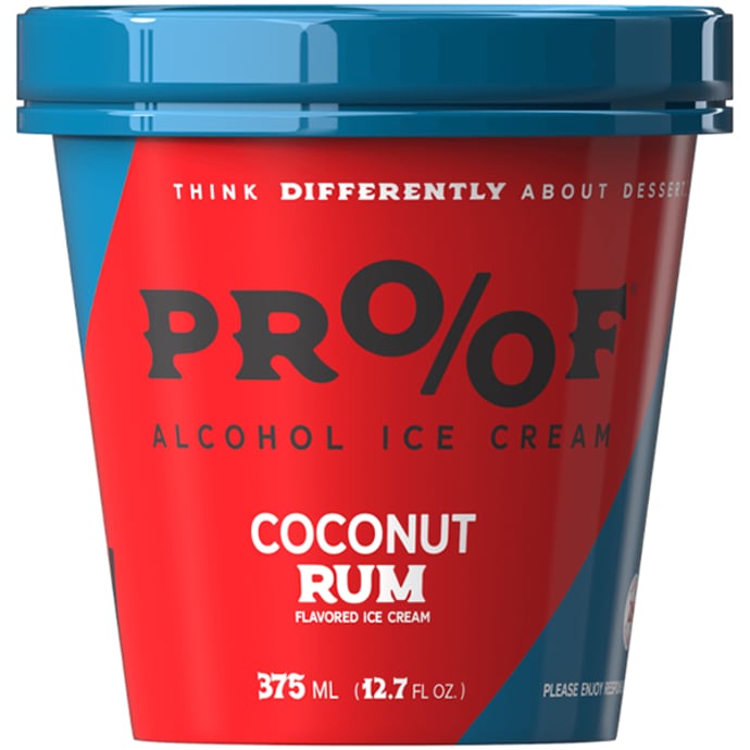 Proof Coconut Rum Ice Cream