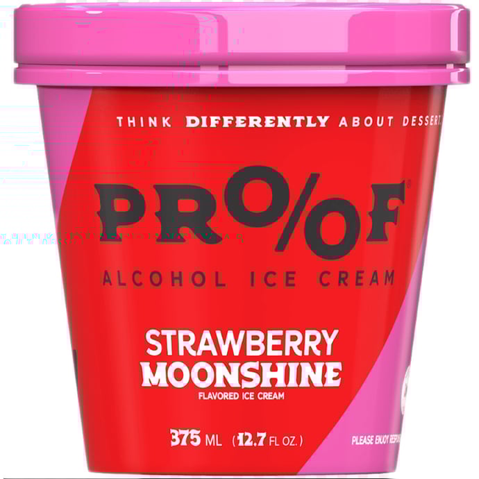 Proof Strawberry Ice Cream