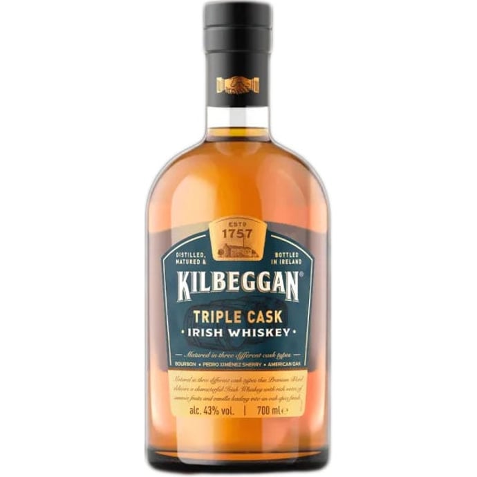 Kilbeggan Triple Cask Irish Whiskey