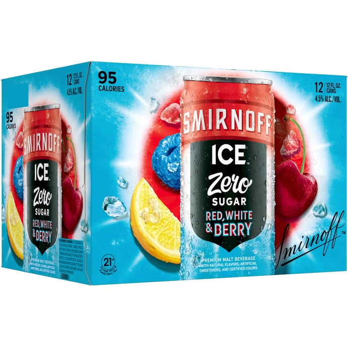 Smirnoff Ice Zero Sugar Red White & Berry