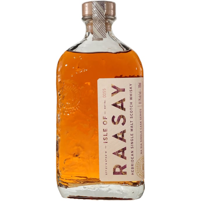 Isle of Raasay Distillery Unpeated Malt ex Red WIne Cask # 18/281