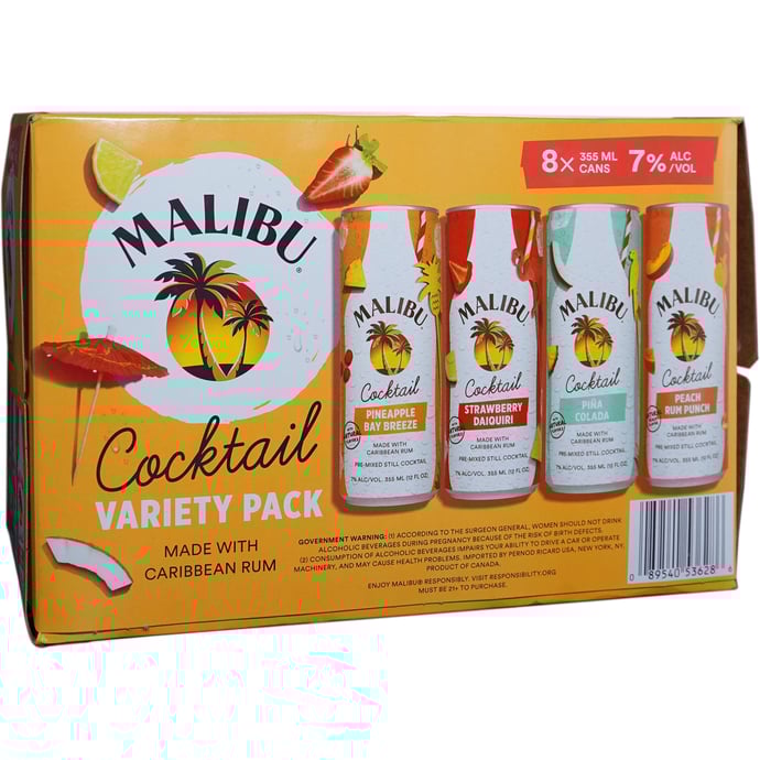 Malibu Cocktail Variety 8 Pack Cans