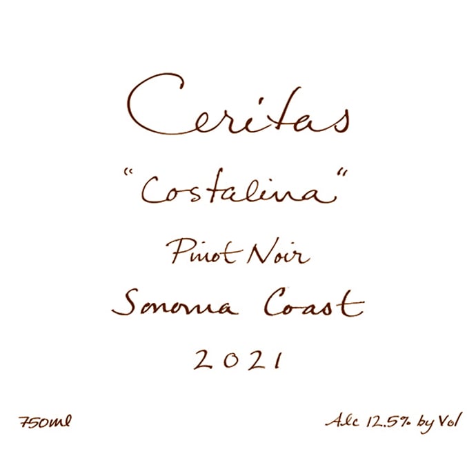 Ceritas Pinot Noir Costalina 2021