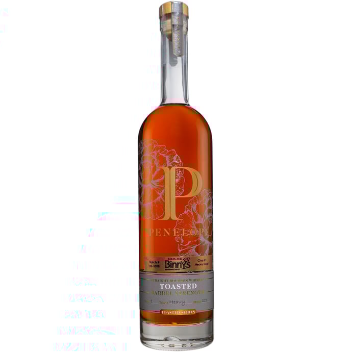 Penelope Bourbon Toasted Char 1 Heavy Toast 5 year old # 23-1058 Binny's Handpicked