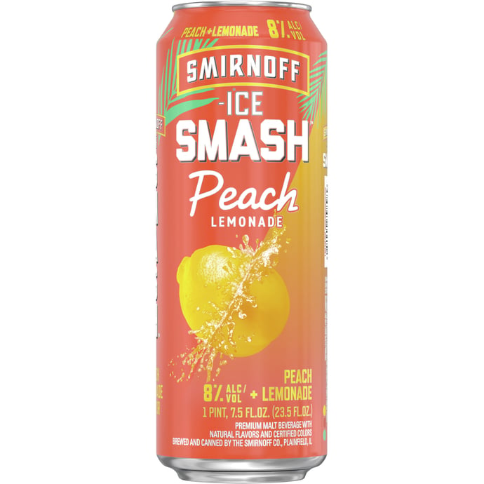Smirnoff Ice Smash Peach Lemonade