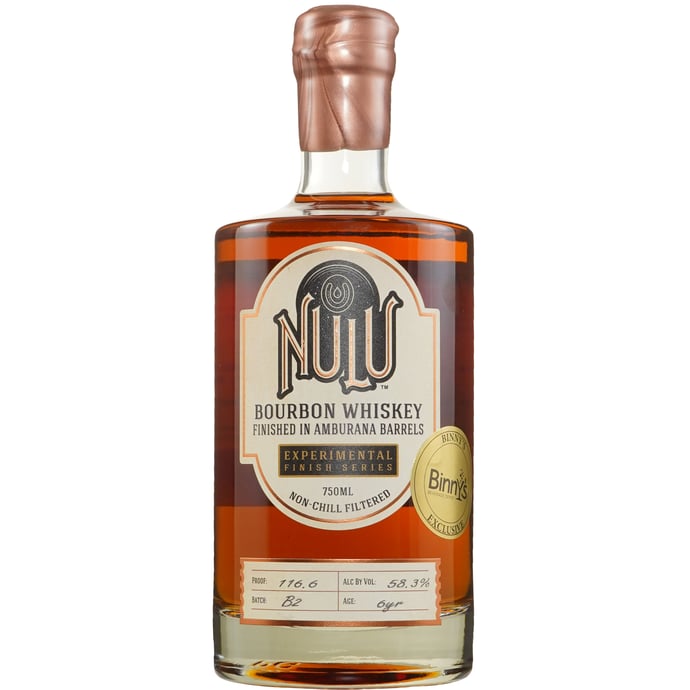 NULU Bourbon Finished in Amburana Barrels Binny's Handpicked Small Batch